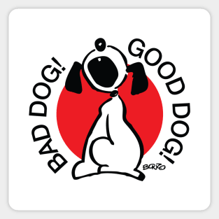 Bad Dog-Good Dog - 1 Sticker